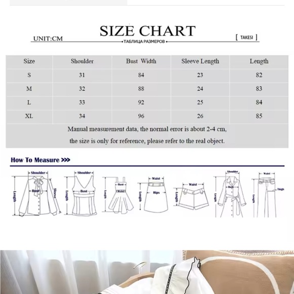 Never Worn. Harajuku Cute White Dress - Picture 4 of 4